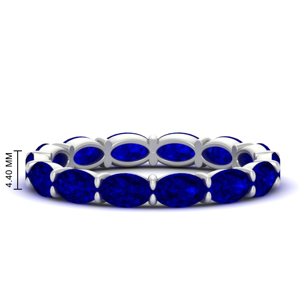 oval-shape-5-carat-sideways-sapphire-wedding-band-in-white-gold-FDEWB8425OVGSABL-5.00CT-NL-WG-HW