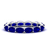 Load image into Gallery viewer, oval-shape-5-carat-sideways-sapphire-wedding-band-in-white-gold-FDEWB8425OVGSABL-5.00CT-NL-WG