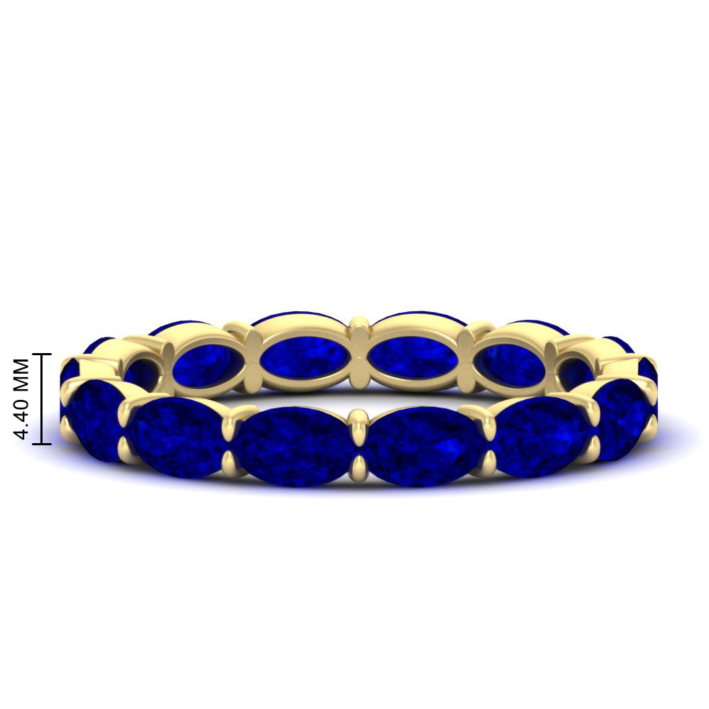 oval-shape-5-carat-sideways-sapphire-wedding-band-in-yellow-gold-FDEWB8425OVGSABL-5.00CT-NL-YG-HW