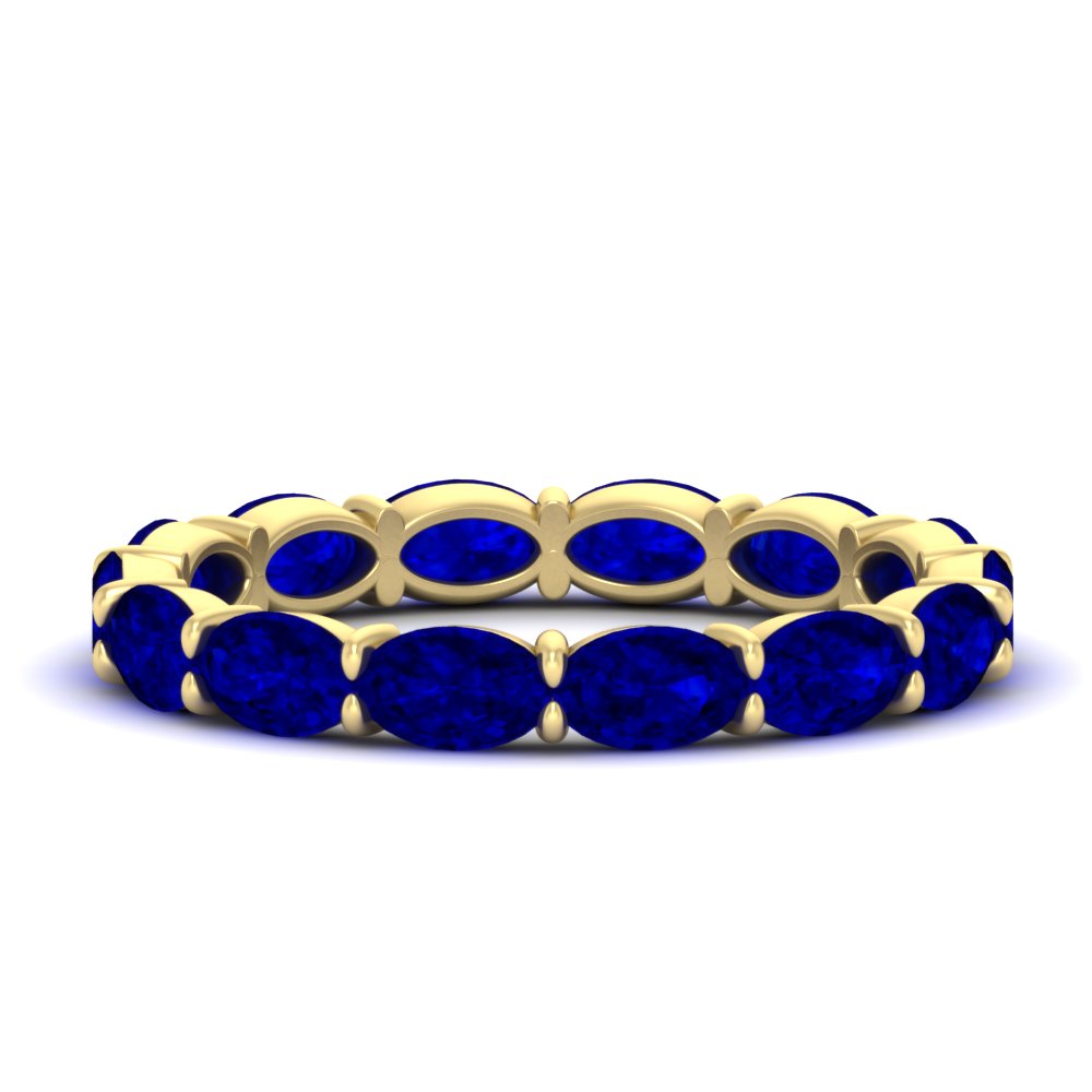 oval-shape-5-carat-sideways-sapphire-wedding-band-in-yellow-gold-FDEWB8425OVGSABL-5.00CT-NL-YG