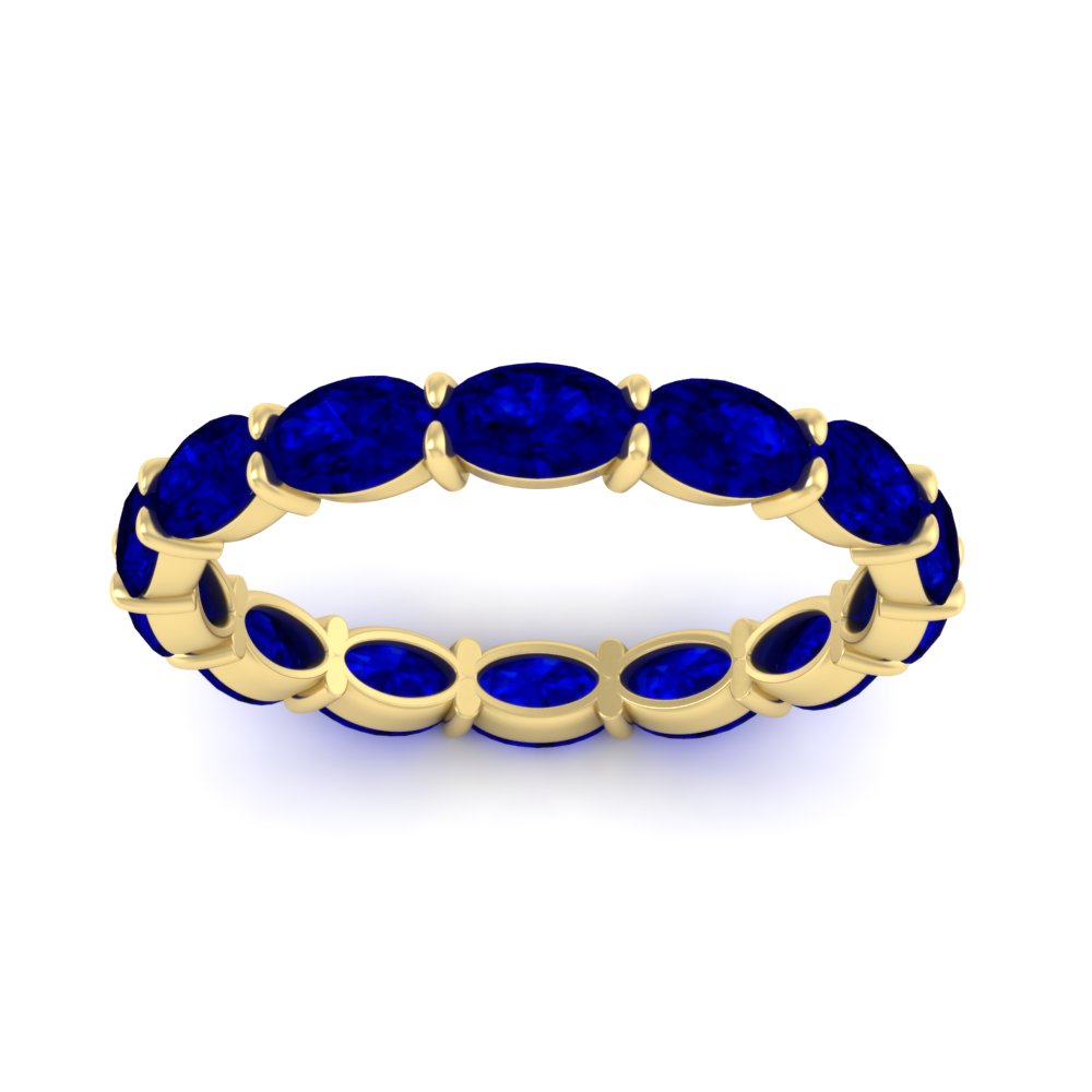oval-shape-5-carat-sideways-sapphire-wedding-band-in-yellow-gold-FDEWB8425OVGSABLANGLE5-5.00CT-NL-YG