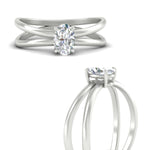 Load image into Gallery viewer, oval-shape-diamond-crossover-solitaire-ring-in-platinum-fdenr1008ovrangle3-nl-wg