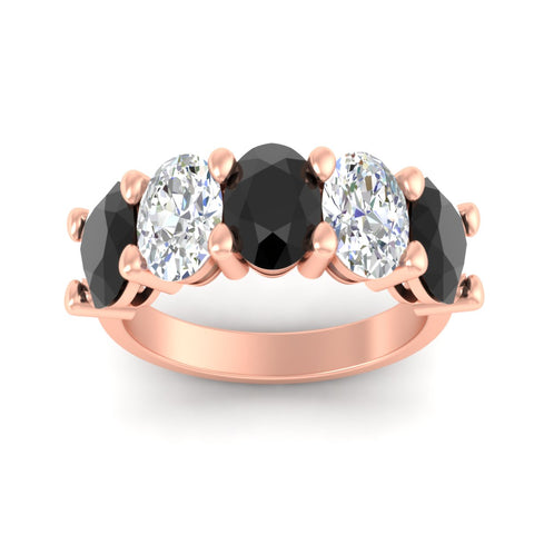 oval-shaped-5-stone-black-diamond-wedding-band-5-carat-in-rose-gold-fdwb8008ovblackangle5-5.00ct-nl-rg.jpg