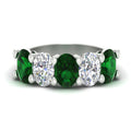 Thumbnail 46 - oval-shaped-5-stone-emerald-wedding-band-5-carat-in-white-gold-fdwb8008ovgemgrsleep-5.00ct-nl-wg.jpg