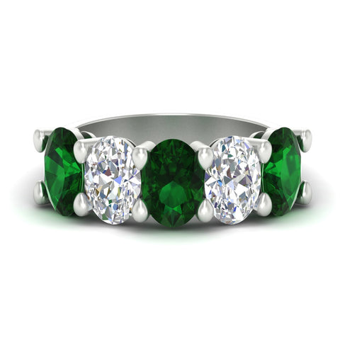 oval-shaped-5-stone-emerald-wedding-band-5-carat-in-white-gold-fdwb8008ovgemgrsleep-5.00ct-nl-wg.jpg