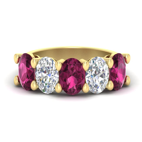 oval-shaped-5-stone-pink-sapphire-wedding-band-5-carat-in-yellow-gold-fdwb8008ovgsadrpisleep-5.00ct-nl-yg.jpg