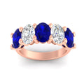 Thumbnail 8 - oval-shaped-5-stone-sapphire-wedding-band-5-carat-in-rose-gold-fdwb8008ovgsablangle5-4.00ct-nl-rg.jpg