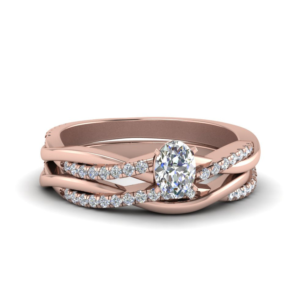 oval-shaped-Infinity-twist-diamond-matching-bridal-set-in-14K-rose-gold-FD8253OV-NL-RG