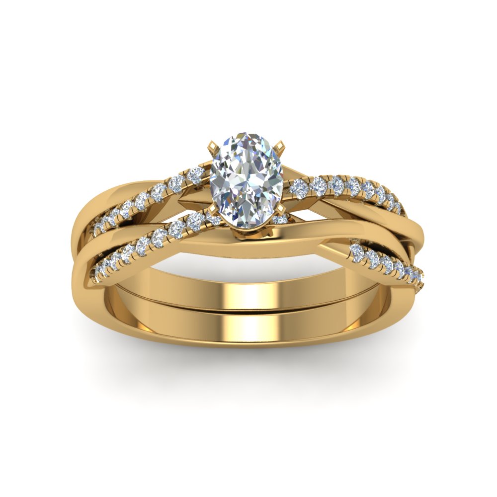oval-shaped-Infinity-twist-diamond-matching-bridal-set-in-14K-yellow-gold-FD8253OV-NL-YG