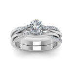 Load image into Gallery viewer, oval-shaped-Infinity-twist-diamond-matching-bridal-set-in-950-Platinum-FD8253OV-NL-WG
