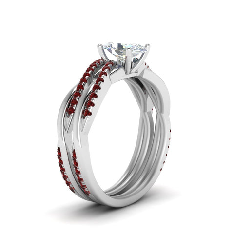 oval-shaped-Infinity-twist-diamond-matching-bridal-set-with-ruby-in-14K-white-gold-FD8253OVGRUDR-NL-WG