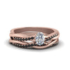 Load image into Gallery viewer, oval-shaped-Infinity-twist-matching-bridal-set-with-black-diamond-in-14K-rose-gold-FD8253OVGBLACK-NL-RG