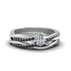 Load image into Gallery viewer, oval-shaped-Infinity-twist-matching-bridal-set-with-black-diamond-in-950-Platinum-FD8253OVGBLACK-NL-WG