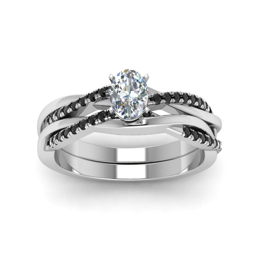 oval-shaped-Infinity-twist-matching-bridal-set-with-black-diamond-in-950-Platinum-FD8253OVGBLACK-NL-WG