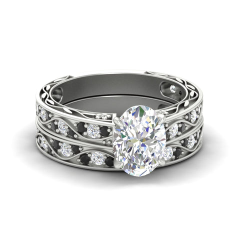 oval-shaped-antique-filigree-black-diamond-bridal-ring-set-in-white-gold-fdens3543ovgblacksleep-nl-wg.jpg