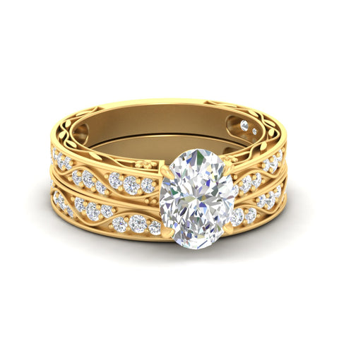 oval-shaped-antique-filigree-diamond-bridal-ring-set-in-yellow-gold-fdens3543ovsleep-nl-yg.jpg