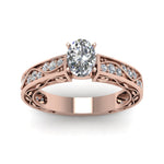 Load image into Gallery viewer, oval-shaped-antique-filigree-diamond-ring-in-14K-rose-gold-FDENS3543OVRANGLE5-NL-RG
