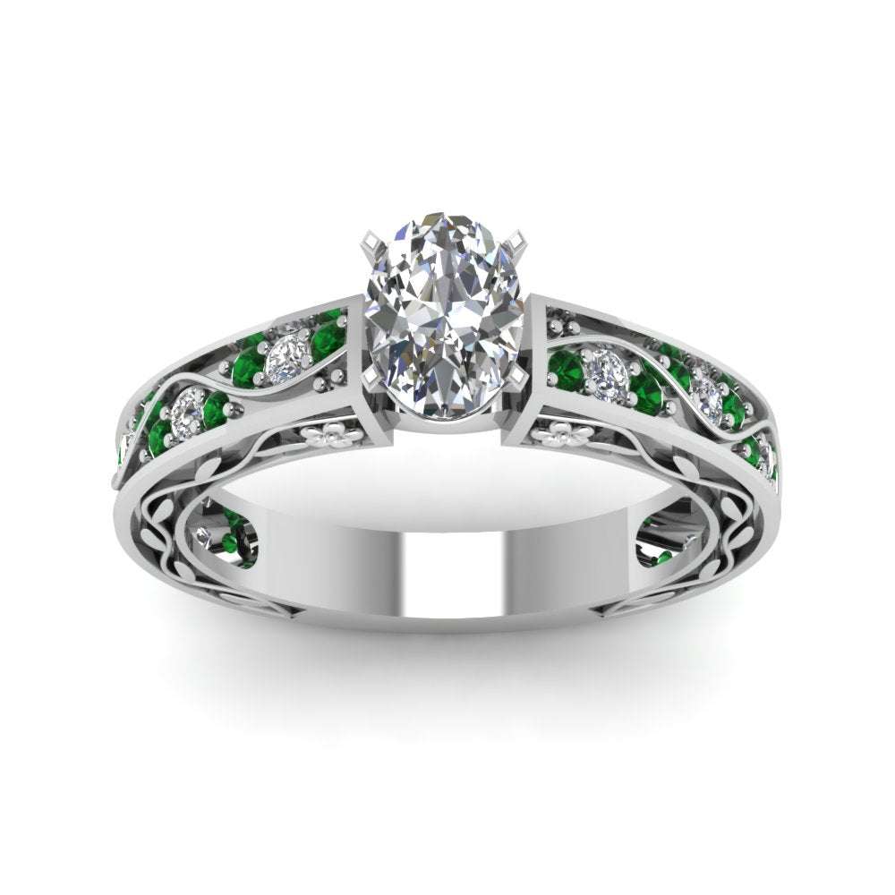 oval-shaped-antique-filigree-diamond-ring-with-emerald-in-950-platinum-FDENS3543OVRGEMGRANGLE5-NL-WG