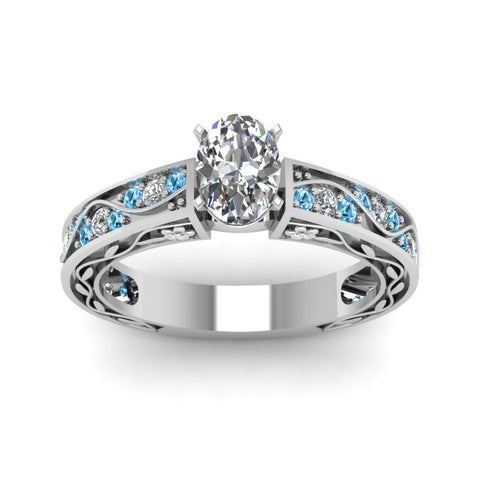 oval-shaped-antique-filigree-diamond-ring-with-ice-blue-topaz-in-14K-white-gold-FDENS3543OVRGICBLTOANGLE5-NL-WG