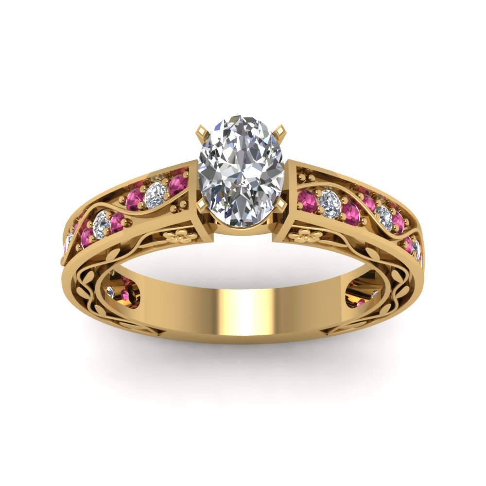 oval-shaped-antique-filigree-diamond-ring-with-pink-sapphire-in-14K-yellow-gold-FDENS3543OVRGSADRPIANGLE5-NL-YG
