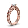 Load image into Gallery viewer, oval-shaped-antique-filigree-diamond-ring-with-ruby-in-14K-rose-gold-FDENS3543OVRGRUDRANGLE2-NL-RG_3e3e5692-76e7-42bd-86b3-d98803a98cf1