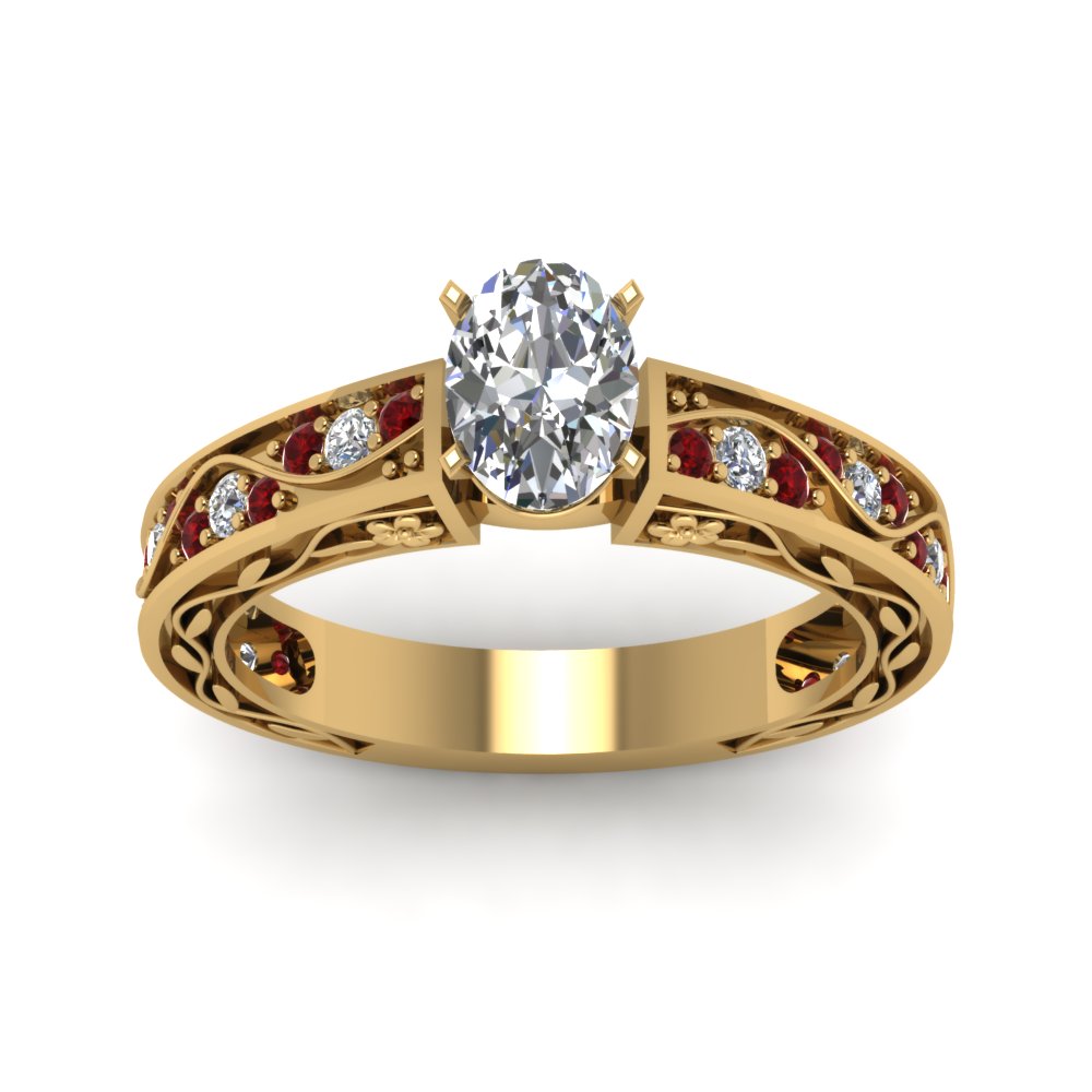 oval-shaped-antique-filigree-diamond-ring-with-ruby-in-14K-yellow-gold-FDENS3543OVRGRUDRANGLE5-NL-YG