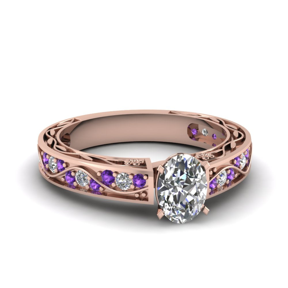 oval-shaped-antique-filigree-diamond-ring-with-violac-topaz-in-14K-rose-gold-FDENS3543OVRGVITO-NL-RG