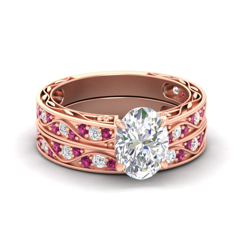 oval-shaped-antique-filigree-pink-sapphire-bridal-ring-set-in-rose-gold-fdens3543ovgsadrpisleep-nl-rg.jpg