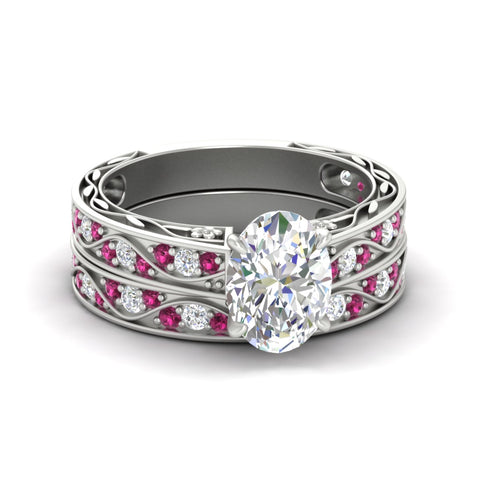 oval-shaped-antique-filigree-pink-sapphire-bridal-ring-set-in-white-gold-fdens3543ovgsadrpisleep-nl-wg.jpg