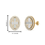 Load image into Gallery viewer, oval-shaped-baguette-diamond-stud-earrings-in-FDEAR10837ANGLE1-NL-YG
