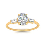 Load image into Gallery viewer, oval-shaped-bar-baguette-3-stone-diamond-engagement-ring-in-FDENS100OVR-NL-YG
