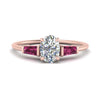Load image into Gallery viewer, oval-shaped-bar-baguette-3-stone-pink-sapphire-engagement-ring-in-rose-gold-FDENS100OVRGSADRPI-NL-RG