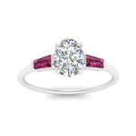 Load image into Gallery viewer, oval-shaped-bar-baguette-3-stone-pink-sapphire-engagement-ring-in-FDENS100OVRGSADRPI-NL-WG
