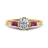 Load image into Gallery viewer, oval-shaped-bar-baguette-3-stone-pink-sapphire-engagement-ring-in-yellow-gold-FDENS100OVRGSADRPI-NL-YG