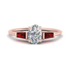Load image into Gallery viewer, oval-shaped-bar-baguette-3-stone-ruby-engagement-ring-in-rose-gold-FDENS100OVRGRUDR-NL-RG