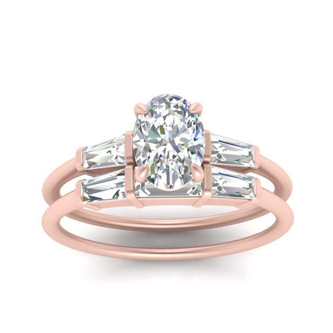 oval-shaped-bar-set-diamond-ring-with-matching-3-baguette-wedding-band-in-rose-gold-FDENS100OVANGLE5-NL-RG