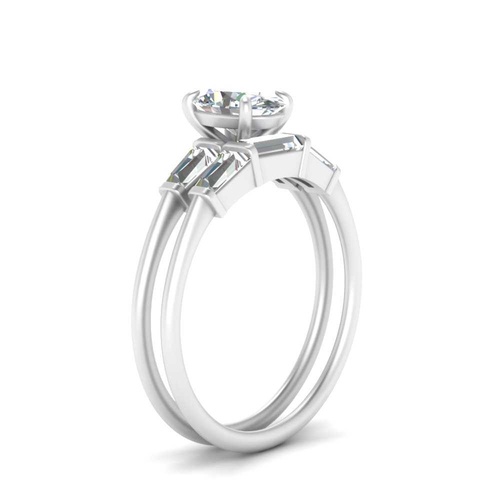 oval-shaped-bar-set-diamond-ring-with-matching-3-baguette-wedding-band-in-FDENS100OV-NL-WG