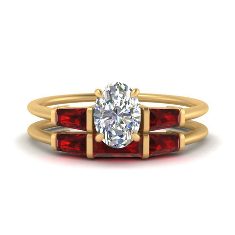 oval-shaped-bar-set-ruby-ring-with-matching-3-baguette-wedding-band-in-yellow-gold-FDENS100OVGRUDR-NL-YG