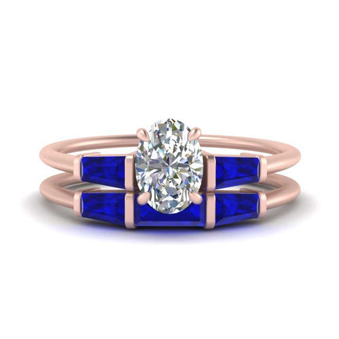 oval-shaped-bar-set-sapphire-ring-with-matching-3-baguette-wedding-band-in-rose-gold-FDENS100OVGSABL-NL-RG