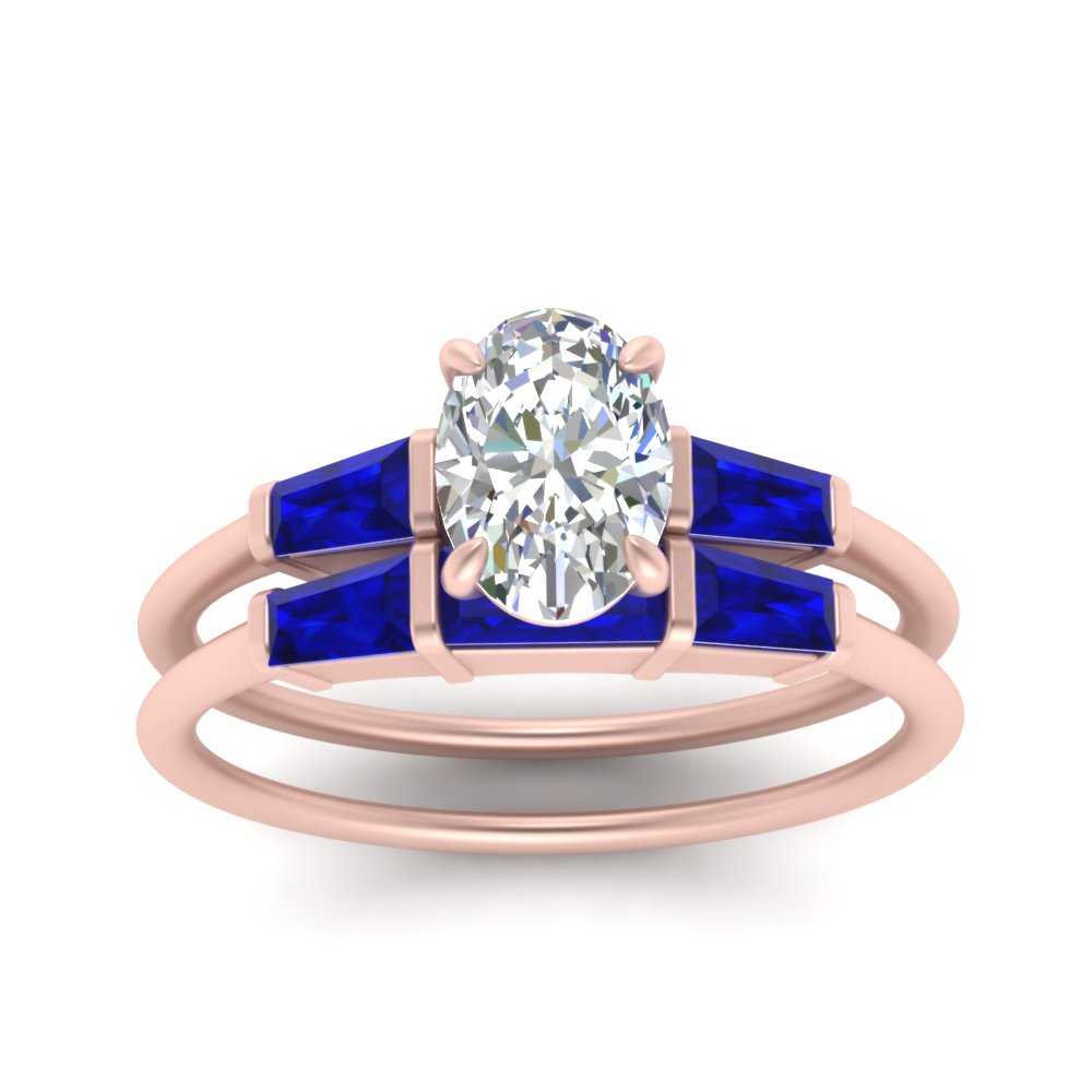 oval-shaped-bar-set-sapphire-ring-with-matching-3-baguette-wedding-band-in-FDENS100OVGSABL-NL-RG