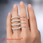 Load image into Gallery viewer, oval-shaped-bezel-eternity-ring-in-yellow-gold-FD10418B-size-chart-logo