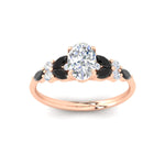 Load image into Gallery viewer, oval-shaped-big-floral-vintage-black-diamond-engagement-ring-in-rose-gold-fdenr11603ovrgblackangle5-nl-rg.jpg?v=1764930331
