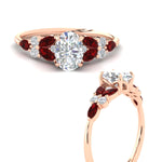 Load image into Gallery viewer, oval-shaped-big-floral-vintage-ruby-engagement-ring-in-rose-gold-fdenr11603ovrgrudrangle3-nl-rg.jpg?v=1764930331
