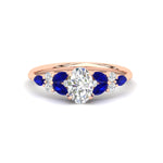 Load image into Gallery viewer, oval-shaped-big-floral-vintage-sapphire-engagement-ring-in-rose-gold-fdenr11603ovrgsablsleep-nl-rg_94dacd90-c24f-4783-959e-22ed0de9d3a8.jpg?v=1764930342
