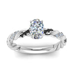 Load image into Gallery viewer, oval-shaped-black-diamond-twisted-vine-engagement-ring-in-white-gold-FD9127OVRGBLACKANGLE5-NL-WG
