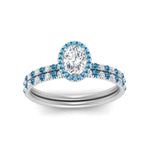 Load image into Gallery viewer, oval-shaped-blue-topaz-halo-wedding-ring-set-in-white-gold-FD8523OVGICBLTO-NL-WG
