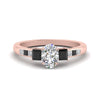Load image into Gallery viewer, oval-shaped-channel-three-stone-diamond-engagement-ring-with-black-diamond-in-rose-gold-FDENS205OVRGBLACK-NL-RG.jpg