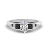 Load image into Gallery viewer, oval-shaped-channel-three-stone-diamond-engagement-ring-with-black-diamond-in-white-gold-FDENS205OVRGBLACK-NL-WG.jpg