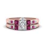 Load image into Gallery viewer, oval-shaped-channel-three-stone-diamond-engagement-ring-with-pink-sapphire-in-rose-gold-FDENS205OVGSADRPI-NL-RG.jpg