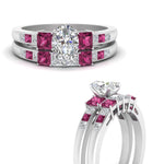 Load image into Gallery viewer, oval-shaped-channel-three-stone-diamond-engagement-ring-with-pink-sapphire-in-white-gold-FDENS205OVGSADRPI-NL-WG.jpg